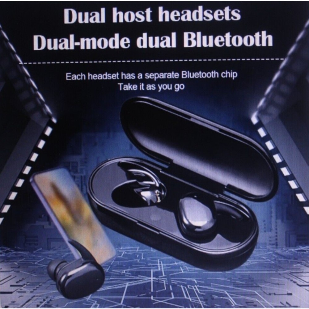 Y30 Bluetooth Headphones Tws4 Headphones Digital Display Mini Wireless &Touch